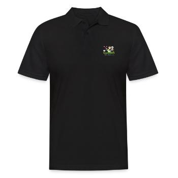 our best time - Men's Polo Shirt - black - Front - Kai (181cm)