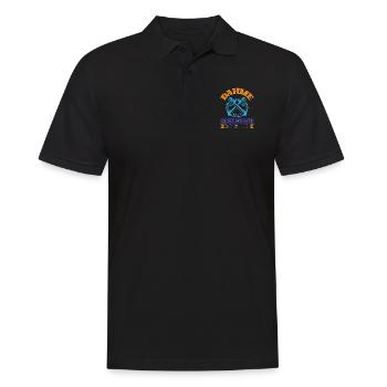 Dahme Schleswig-holstein - Männer Poloshirt - Schwarz - Vorne - Kai (181cm)