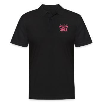 Geburt Geburtstagsfeier Charmant seit 2023 - Männer Poloshirt - Schwarz - Vorne - Kai (181cm)