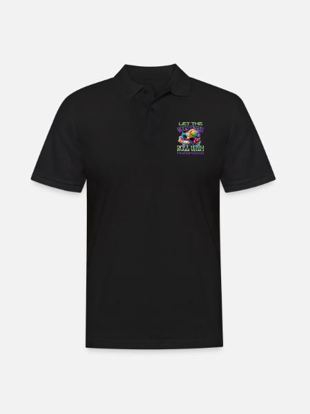 Let the good times begin - Men's Polo Shirt - black
