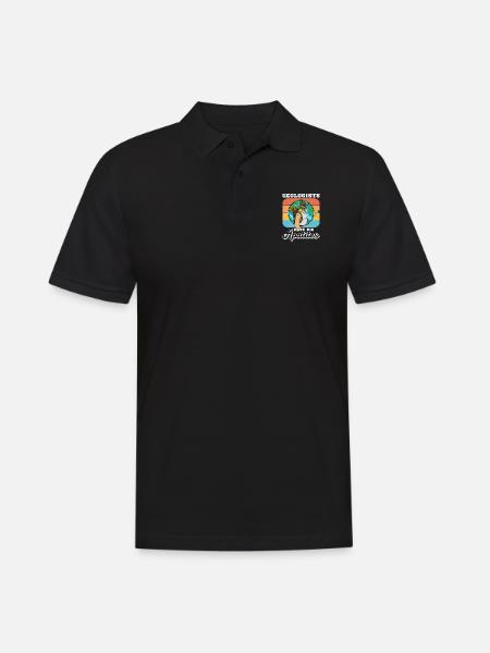Geologist studies profession geologist hammer - Men's Polo Shirt - black