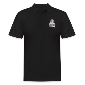 Italie Patrie Rome Drapeau italien - Polo Homme - noir - Devant - Kai (181cm)