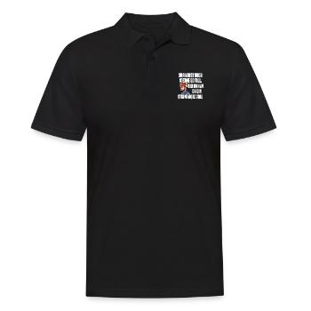 Sieh mich an, ich bin Sternhagel voll! Lustiges - Männer Poloshirt - Schwarz - Vorne - Kai (181cm)