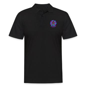 Hamsa Symbol Hand Yoga Buddhismus India - Männer Poloshirt - Schwarz - Vorne - Kai (181cm)