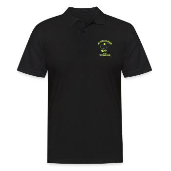 I can't I have Tennis - Men's Polo Shirt - black - Front - Kai (181cm)