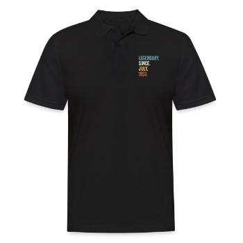 70 Years Old Legendary Since July 1953 70th - Men's Polo Shirt - black - Front - Kai (181cm)