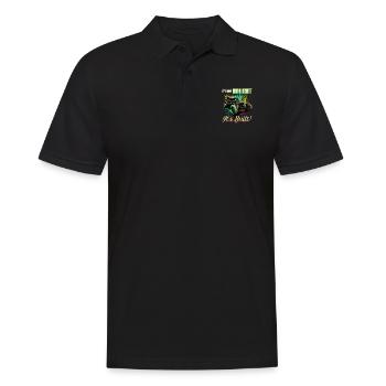 Hot Rod, ce n’est pas acheté son rat construit et muscle car - Polo Homme - noir - Devant - Kai (181cm)