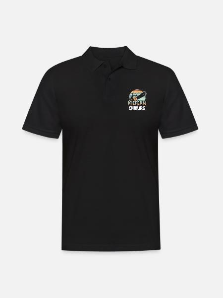 Kiefernchirurg - Männer Poloshirt - Schwarz