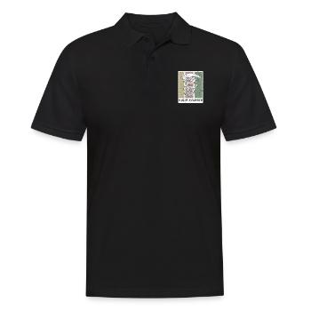 Arme à chaîne Kusarigama Japon arts martiaux Ninja - Polo Homme - noir - Devant - Kai (181cm)