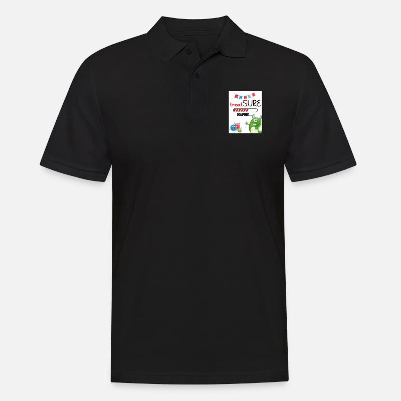Behandlung. Fest. - Männer Poloshirt - Schwarz