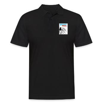 Apportez de bonnes nouvelles. Voyage entre filles. - Polo Homme - noir - Devant - Kai (181cm)