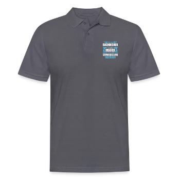 Not a magician, but a master of his craft! - Men's Polo Shirt - charcoal grey - Front - Nico (186cm)