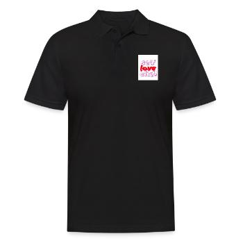 Self love club - Polo Homme - noir - Devant - Kai (181cm)