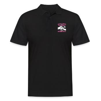 Mutter & Tochter Zusammen unschlagbar - Männer Poloshirt - Schwarz - Vorne - Kai (181cm)