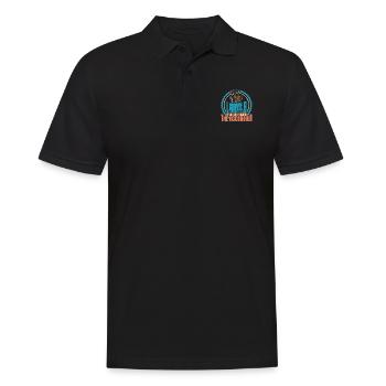 Handziehinstrument Musik Akkordeon Musiker - Männer Poloshirt - Schwarz - Vorne - Kai (181cm)