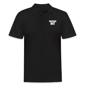 Richtig bot – Humour et style gamer - Polo Homme - noir - Devant - Kai (181cm)
