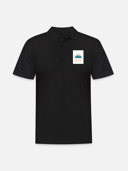 EISHOCKEY I WILL - Männer Poloshirt - Schwarz