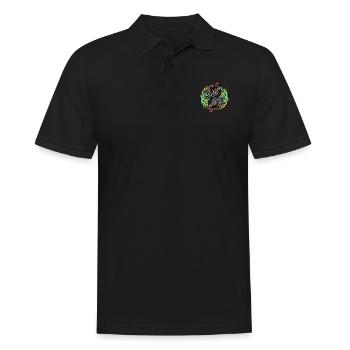 Fantasy RPG Dragons Magic Dungeon - Männer Poloshirt - Schwarz - Vorne - Kai (181cm)