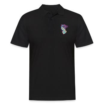 Ancient God Greek Demeter Mythology - Men's Polo Shirt - black - Front - Kai (181cm)