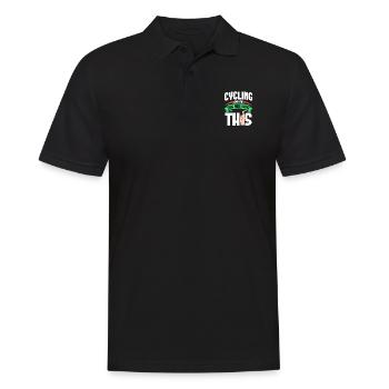 Cycling Me sont comme - Polo Homme - noir - Devant - Kai (181cm)