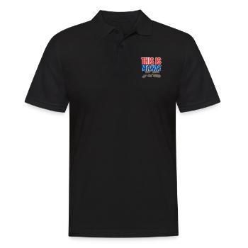 This is my way - Men's Polo Shirt - black - Front - Kai (181cm)
