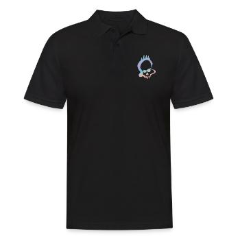 Logo Mansi Venice - Männer Poloshirt - Schwarz - Vorne - Kai (181cm)