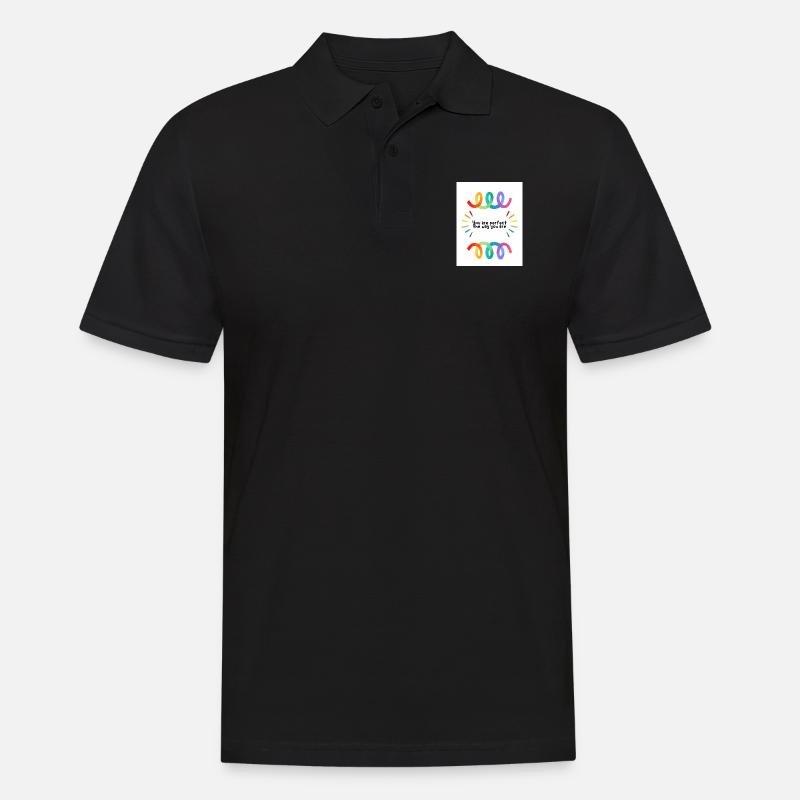 Proud - Männer Poloshirt - Schwarz