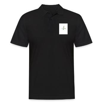 Please a Vino 20250402 142552 0000 - Men's Polo Shirt - black - Front - Kai (181cm)