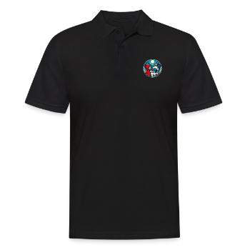 Conte de fées Petit Chaperon Rouge Loup Enfants Mignon Fantaisie - Polo Homme - noir - Devant - Kai (181cm)
