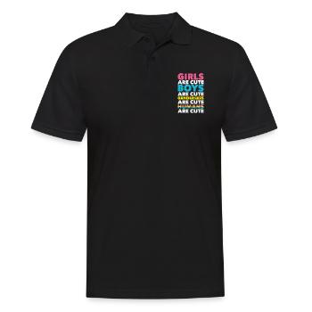 LGBT Pride Pan Gift Pansexual - Men's Polo Shirt - black - Front - Kai (181cm)