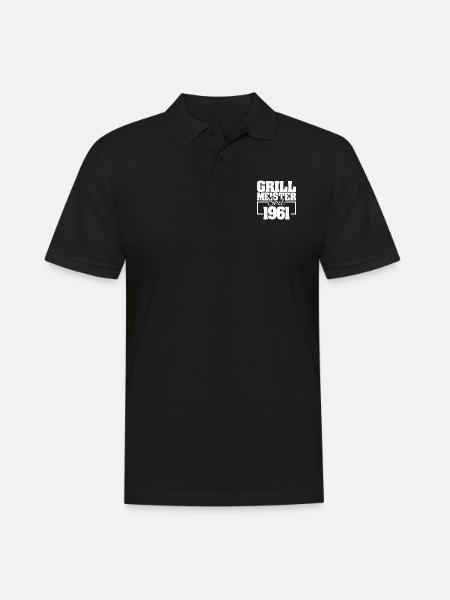 Barbecue 1961 - Men's Polo Shirt - black