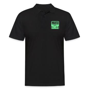 Schwester 1953 - Männer Poloshirt - Schwarz - Vorne - Kai (181cm)
