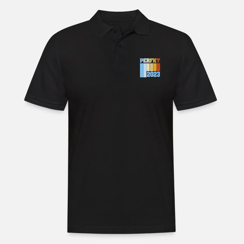 2023 - Männer Poloshirt - Schwarz