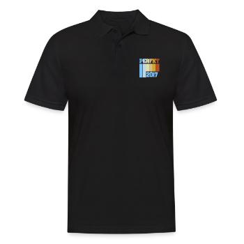 Perfect 2017 - Men's Polo Shirt - black - Front - Kai (181cm)