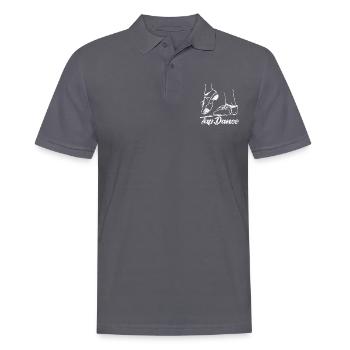 tap dance - Men's Polo Shirt - charcoal grey - Front - Nico (186cm)