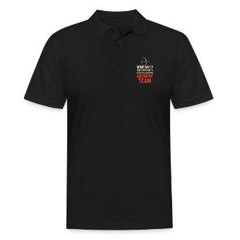 Wer bin ich? Der Trainer eines verdammt guten - Männer Poloshirt - Schwarz - Vorne - Kai (181cm)