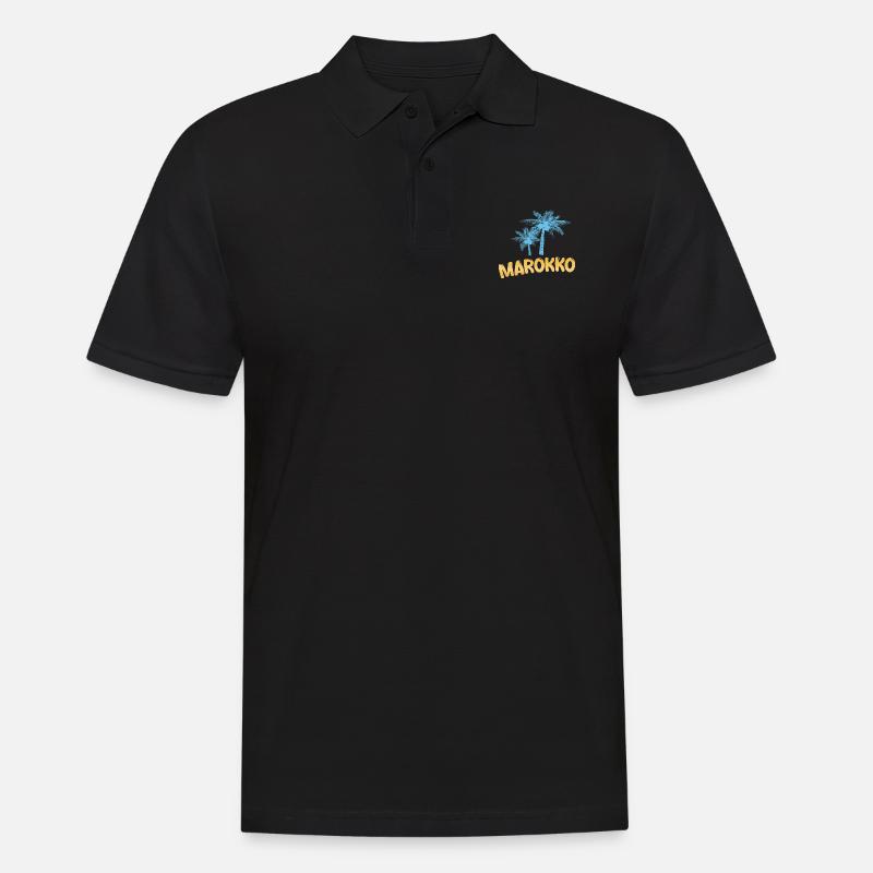 Maroc comme Maroc - Polo Homme - noir