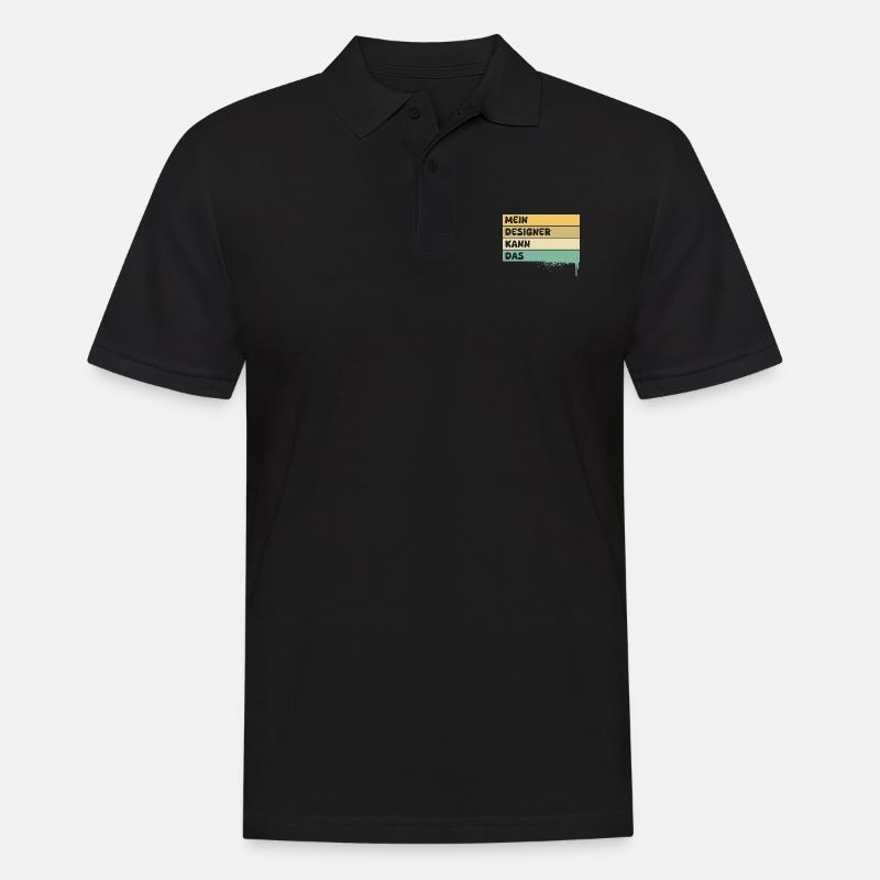 Beruf Designer - Männer Poloshirt - Schwarz