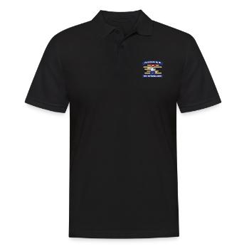 Niederlande Trafition Reise Holzschuh Flagge - Männer Poloshirt - Schwarz - Vorne - Kai (181cm)