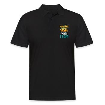 L’équipe de Mallorca Party - Polo Homme - noir - Devant - Kai (181cm)