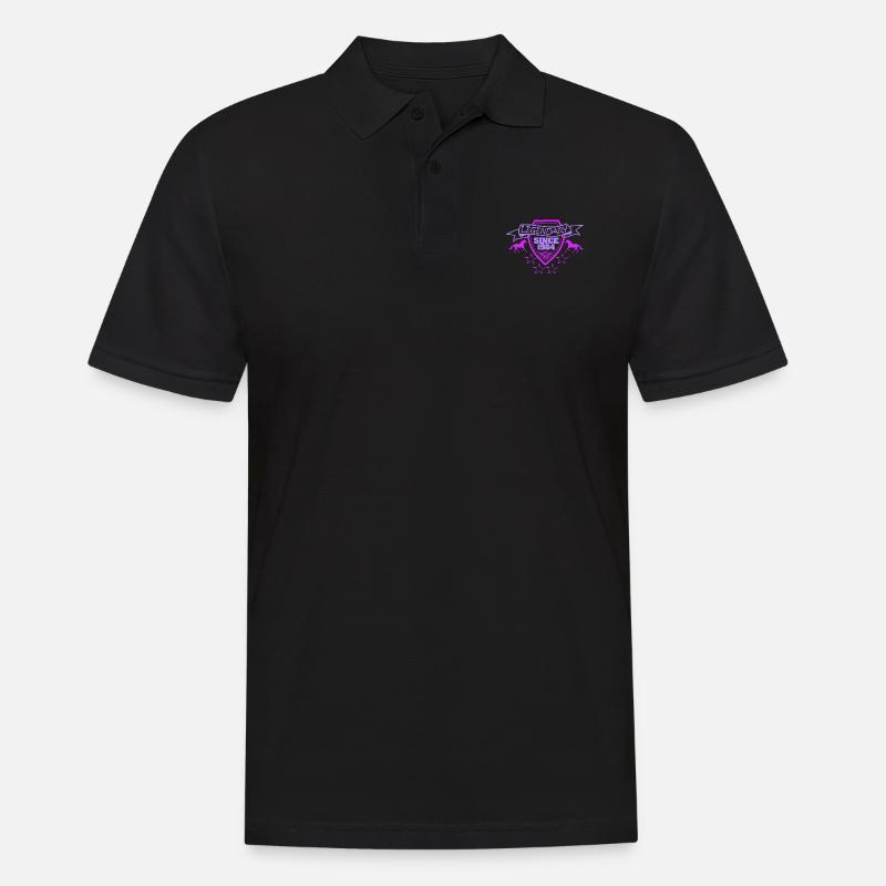 1984 - Männer Poloshirt - Schwarz