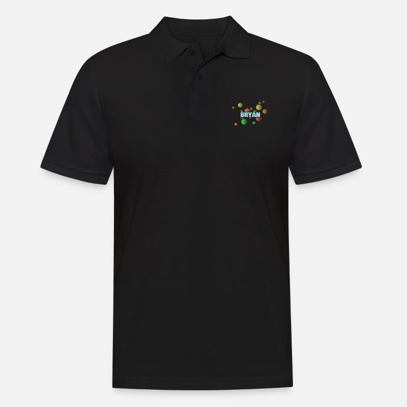 Bryan Bryan - Männer Poloshirt - Schwarz
