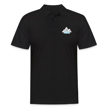 Mount Pamir - Men's Polo Shirt - black - Front - Kai (181cm)