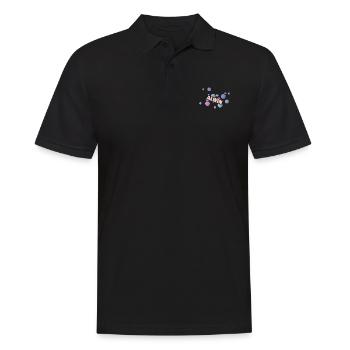 Geschenk Alwin - Männer Poloshirt - Schwarz - Vorne - Kai (181cm)