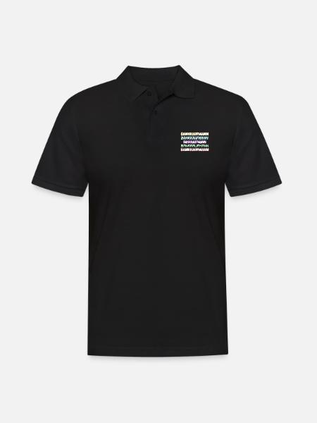 Gift for banker - Men's Polo Shirt - black