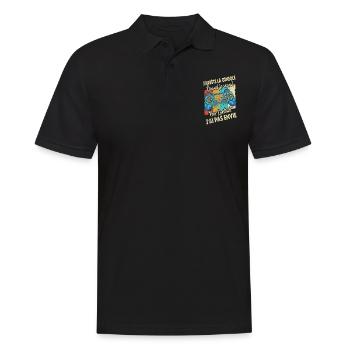 Cadeaux papa fête des pères gamer jeux-vidéos - Polo Homme - noir - Devant - Kai (181cm)