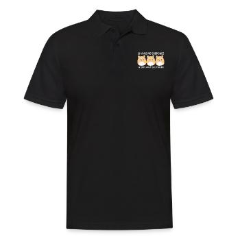 Cadeau agriculteur éleveur de chiens - Polo Homme - noir - Devant - Kai (181cm)