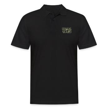 Maurer 1952 - Männer Poloshirt - Schwarz - Vorne - Kai (181cm)