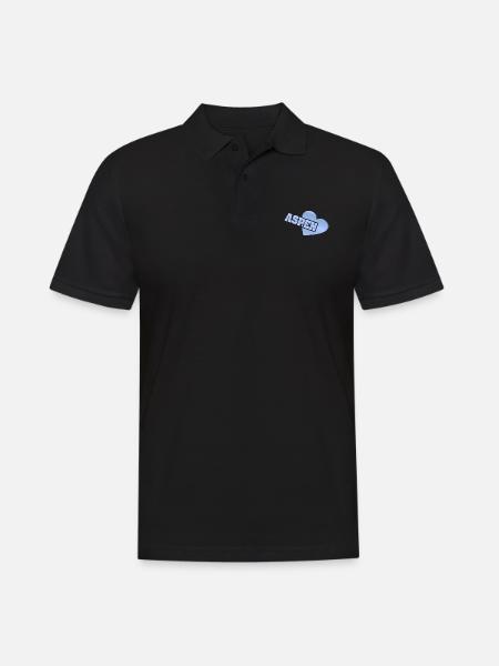Love Aspen - Men's Polo Shirt - black