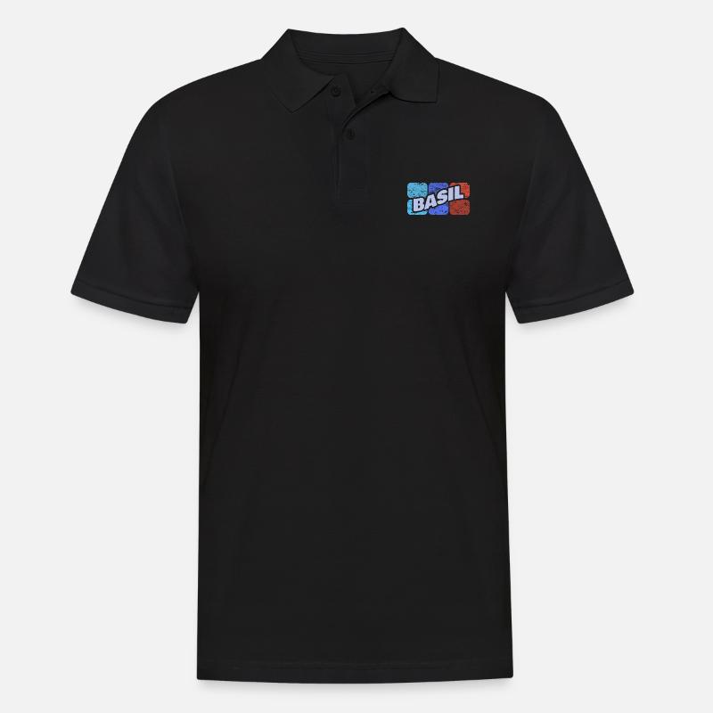 Geschenk für Basil - Männer Poloshirt - Schwarz